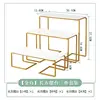 Juego de mesa rectangular de tres piezas Jin Bai.