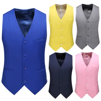 Men's Suit Ves Waistcoa Four Seasons Leisure New Style