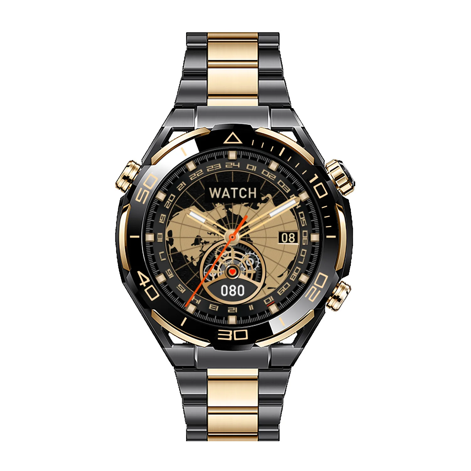 Business Luxury Fashion Multifunctional BT CALL Reloj Stainless Steel S30  Max Smartwatch Rotatable Smart Watch S30 Max PK WS26