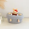 Rangement lapin gris