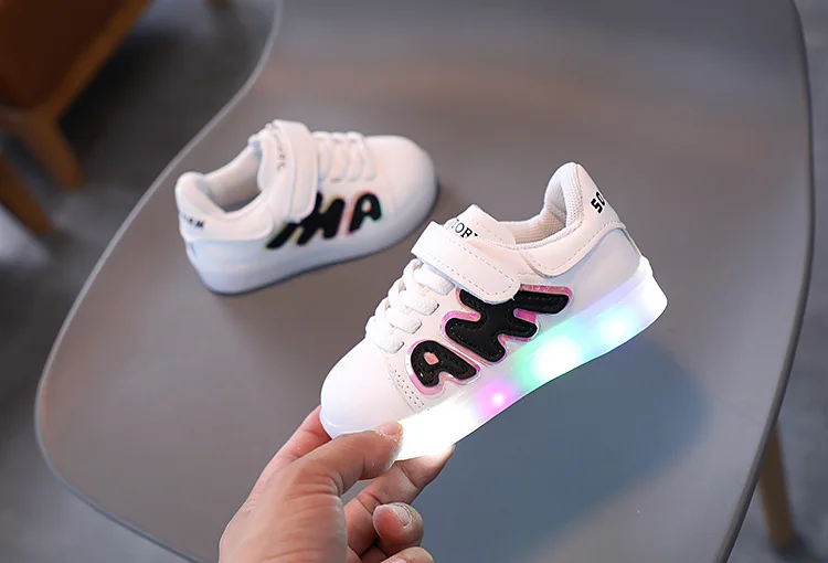 Wholesale 2022 Fashion Trend Led Shoes for Kids New Arrivals Sport White  Shoes for Kids Wholesale Children Sneakers for boys and girls From  m.