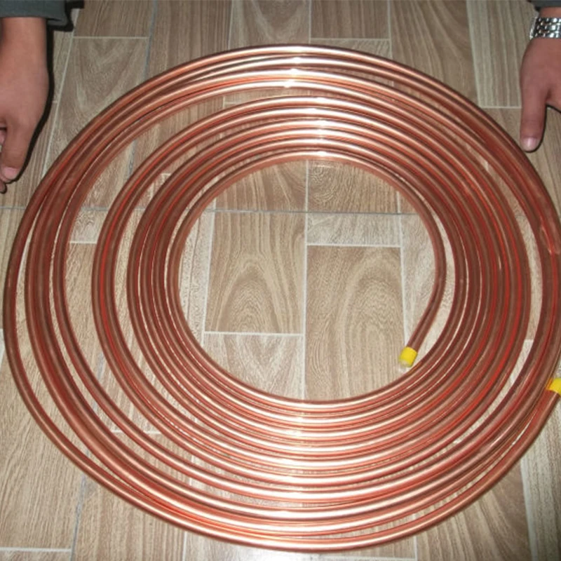 3/8 1/4 Custom Size Pair Sale Refrigeration Copper Water Coil Pipe