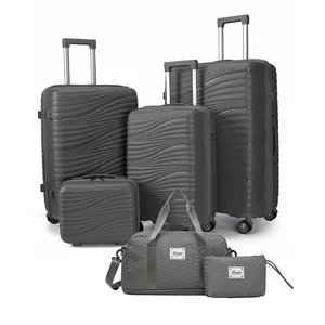 Neoprene Zipper Luggage Trolley Suit Large-Capacity Travel Storage Box Hot-Selling Business Trip Universal Wheel Lightweight