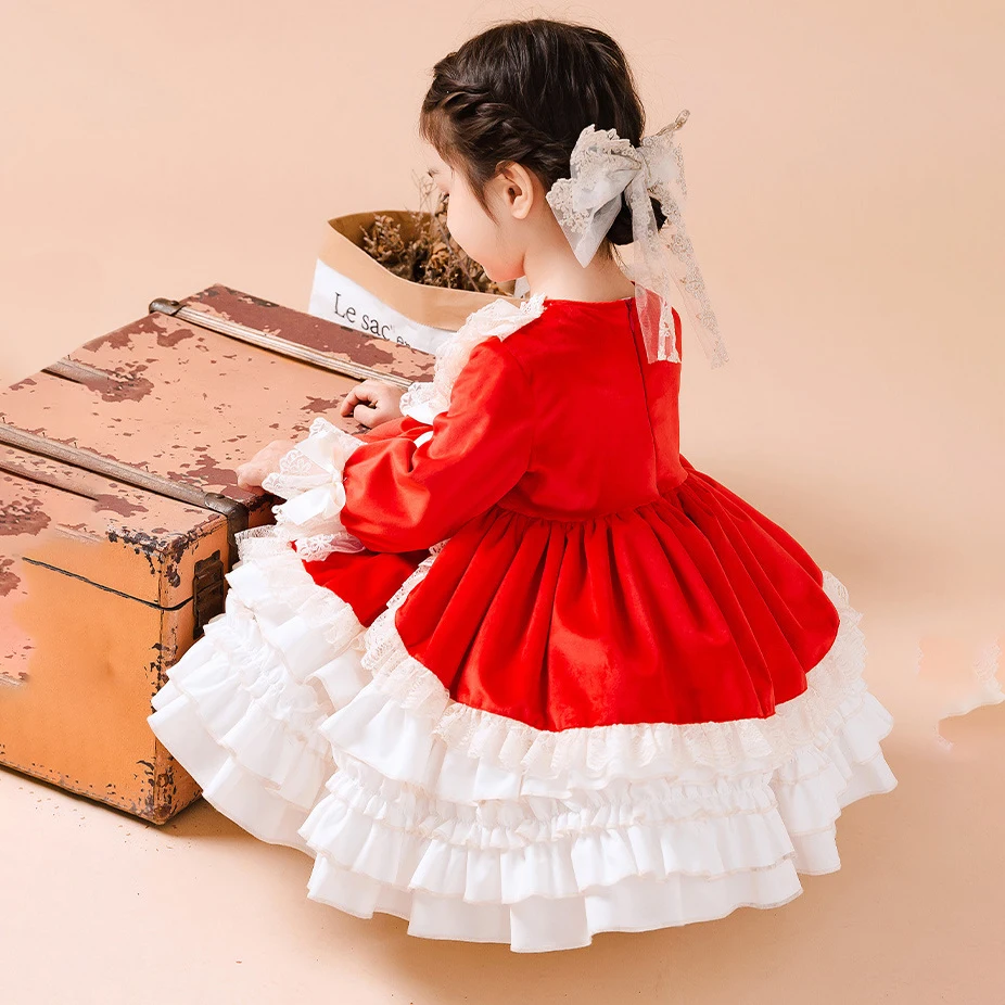 Wholesale Kids Clothing Boy Luxury Children Gown Ball Cute Red Lolita wholesale-kids-clothing-boy-luxury-children-gown-ball-cute-red-lolita