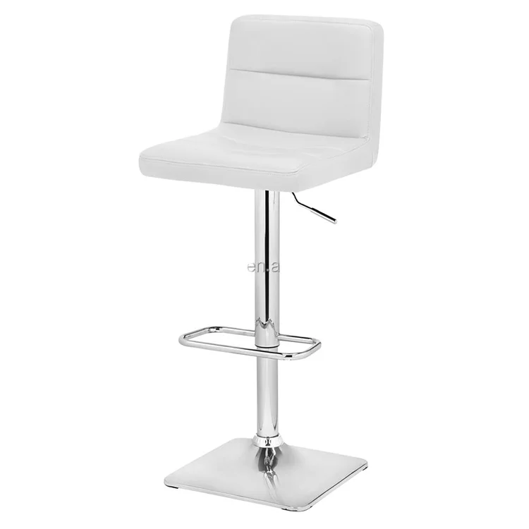 Modern Design Pu Leather Kitchen White Bar Stools Footrest Covers Buy