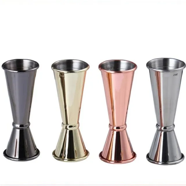 Spirit Brand Merchandise Copper Stainless Steel 30/60 ml Metal Food Grade Cocktail Jigger