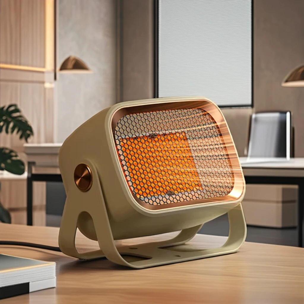 Factory Direct 1200W Electric Heater Wall Mounted Low Energy Desktop Air PTC Fan Heater Portable Fan Heater for Winter Home