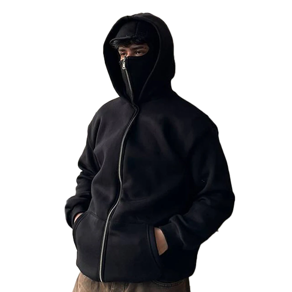 Streetwear Balaclava Hoodie - Customizable & Eco-friendly
