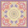 Non-slipNoiseReduction Shock Absorbent Beige Multicolor Paisley