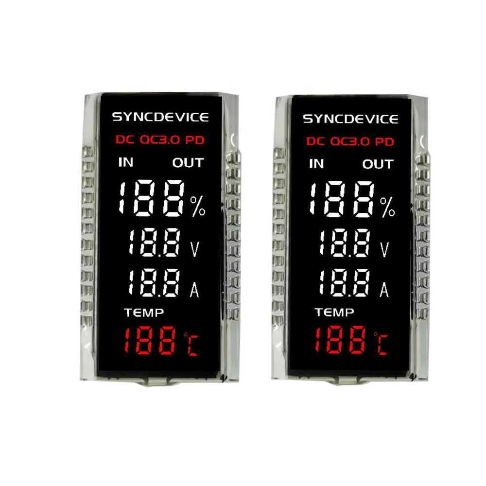 Display LCD a 4 cifre con Display a 4 segmenti personalizzato con