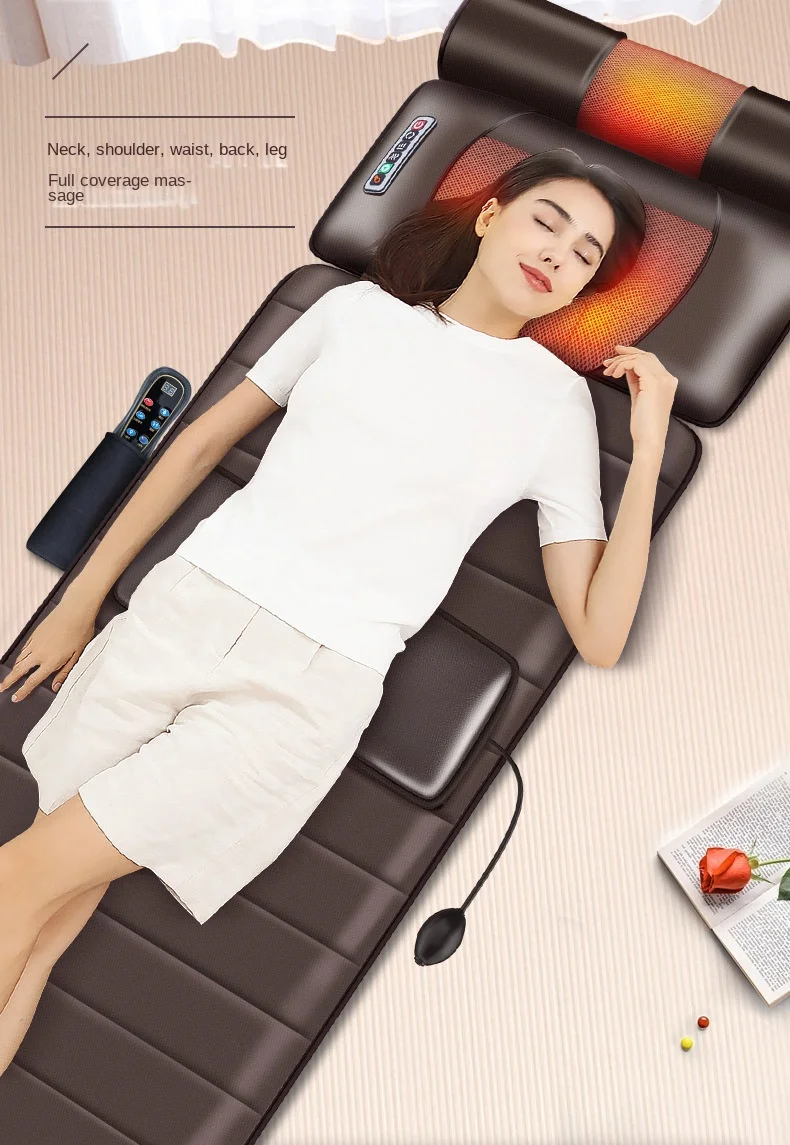 Health Care Massager Electric Shiatsu Vibrating Heating Massage Cushion