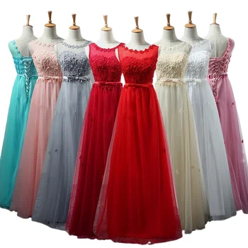 Dress Bridesmaid dress New fashion banquet host bride slimming toast long graduation