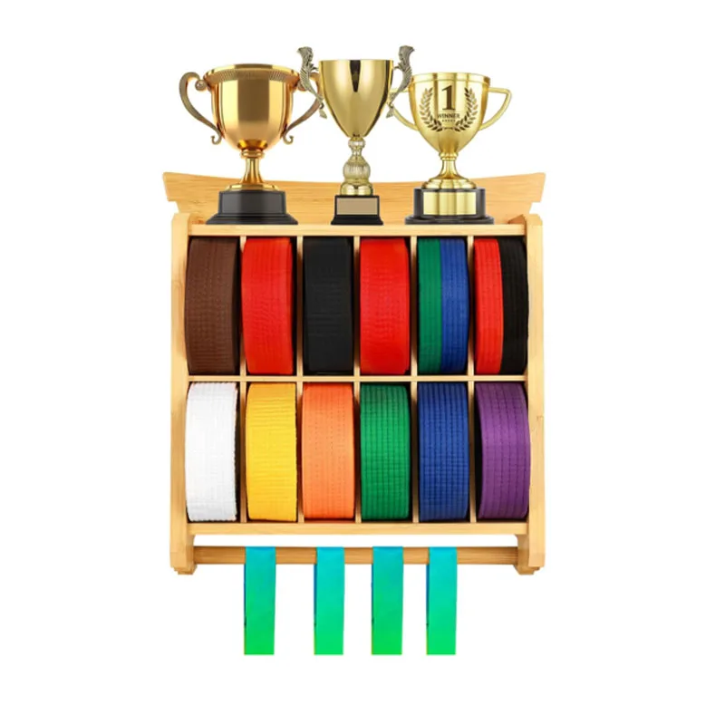 Tai Kwon Do Display Rack Karate Belt Display Tae Kwon Do Belt Display Taekwondo Belt Display ...