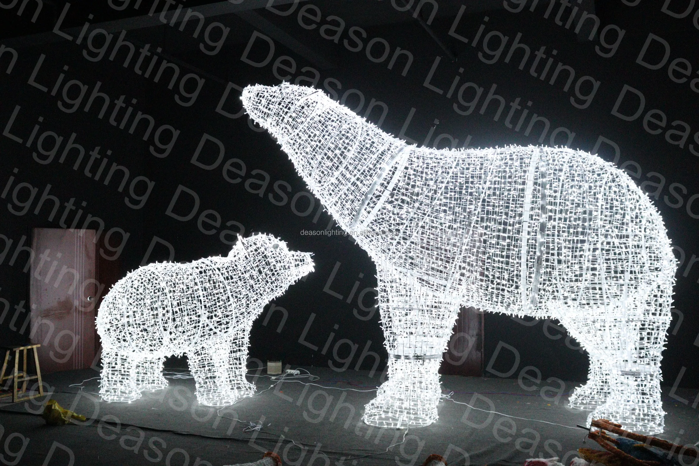 large polar bear christmas outdoor decorations