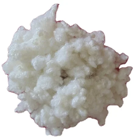 15D 64mm HCS Recycle Polyester Fibre Filling Pillow Material