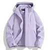 Neige violet doux
