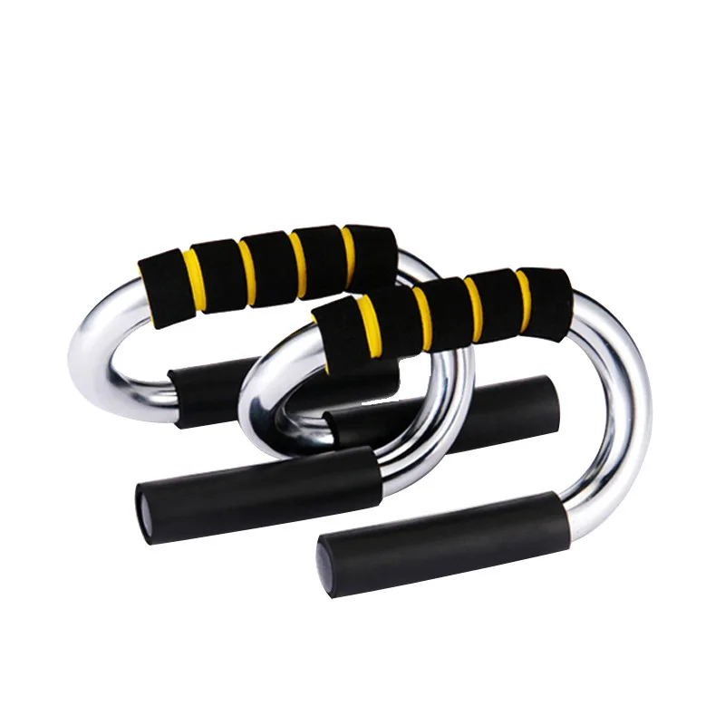 S-Shape форме благодаря чему создается ощущение невесомости с пуш-ап Поддержка стойки фитнес прочность грудные мышцы оборудование для дома высокого качества инструмент