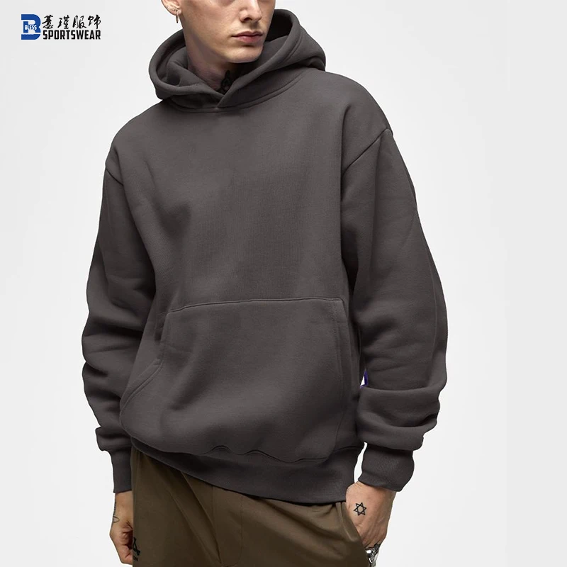 Oversized Hoodie For Men Heavy 400gsm Hoodie 100% Cotton Pullover ...