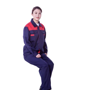 High Quality Working Wear Industrial Unisex Work Uniform Jacket Color Matching Protective Work Wear