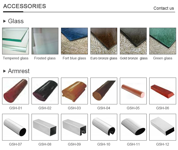 Factory Manufacture Terrace Glass Parapet /handrail Glass Parapet ...