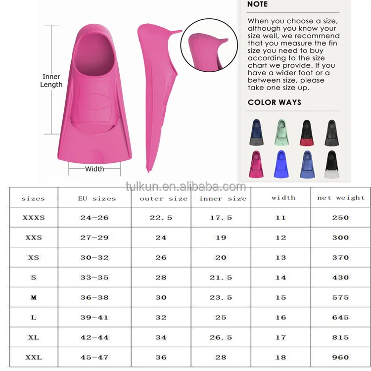 High Quality Toddler Swim Fins Silicone Swim Flippers New Design Diving