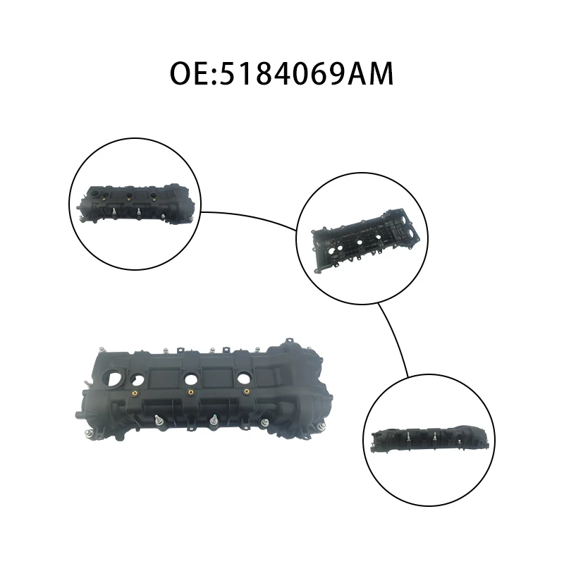 High Quality Auto Engine System Cylinder Head Cover for Jeep Cherokee Grand Cherokee Wrangler OEM 5184069AM