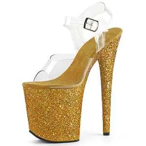 Ladies Exotic Footwear Pole Dance Shoes Women Pole Dancing Performance High Heel Sandals