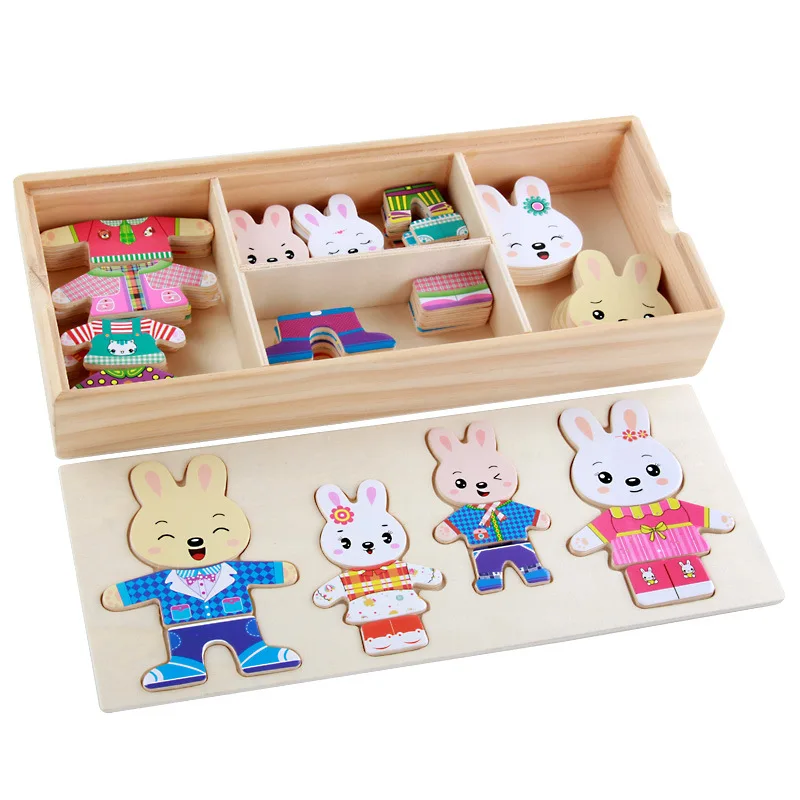 rabbit puzzle toy