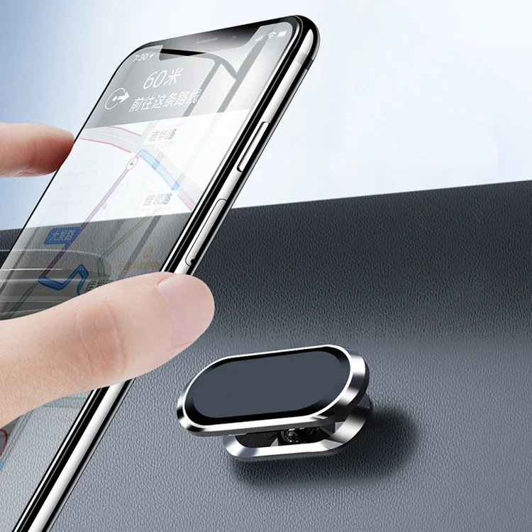 Metal car phone mount General magnetic mobile phone 360 Adjustable Bracket In Car Magnetic Phone Holder