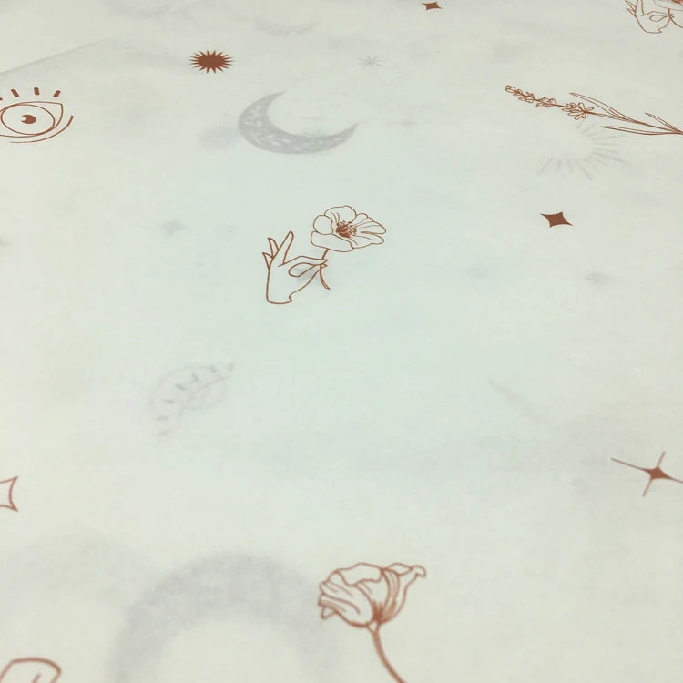 28gsm Custom Logo Printed Tissue Paper Package Wrapping Paper for Clothes Gift Wrap Packaging Supplies Wholesale