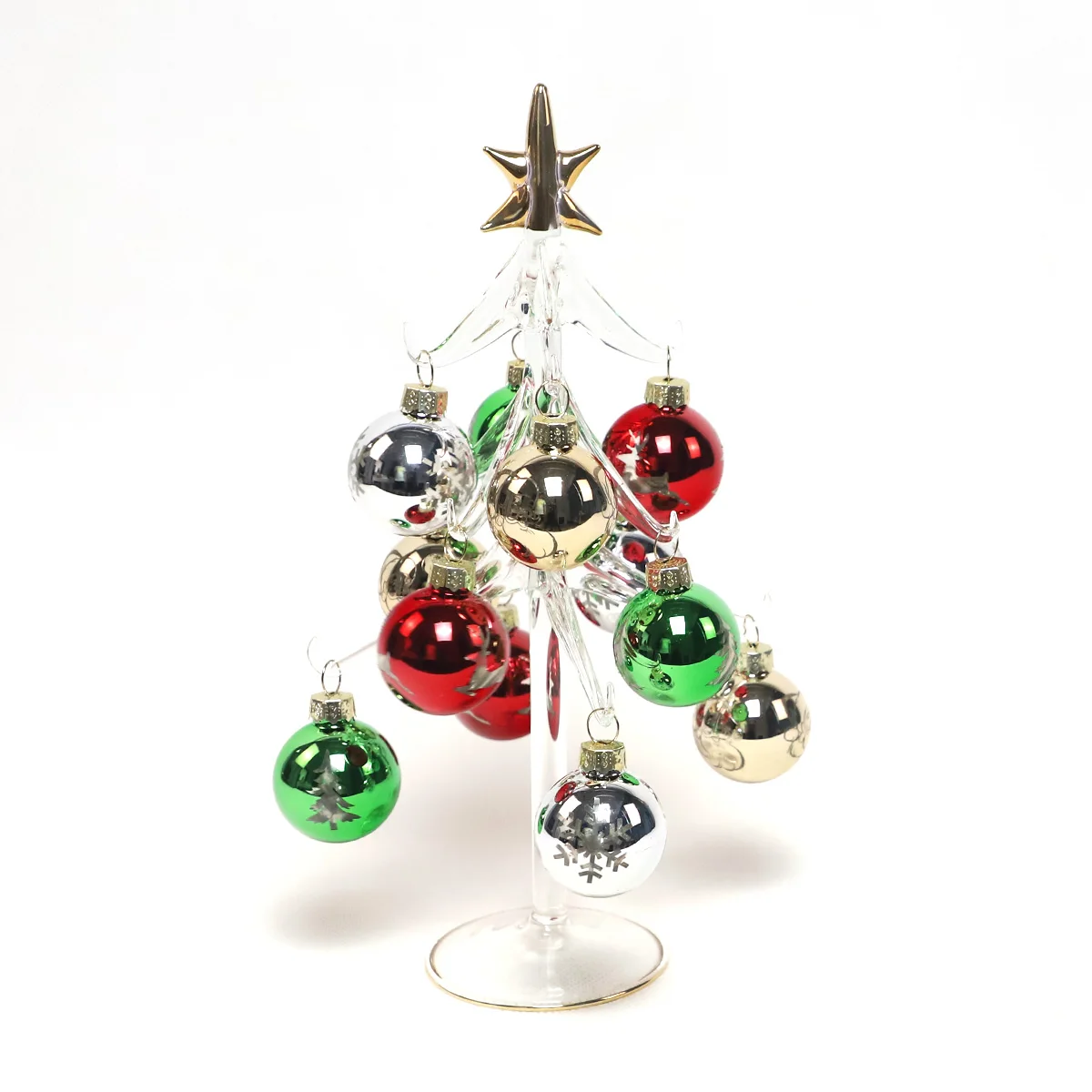 christmas ornaments glass giant decoration gift artificial christmas tree with lights manufacturer trade