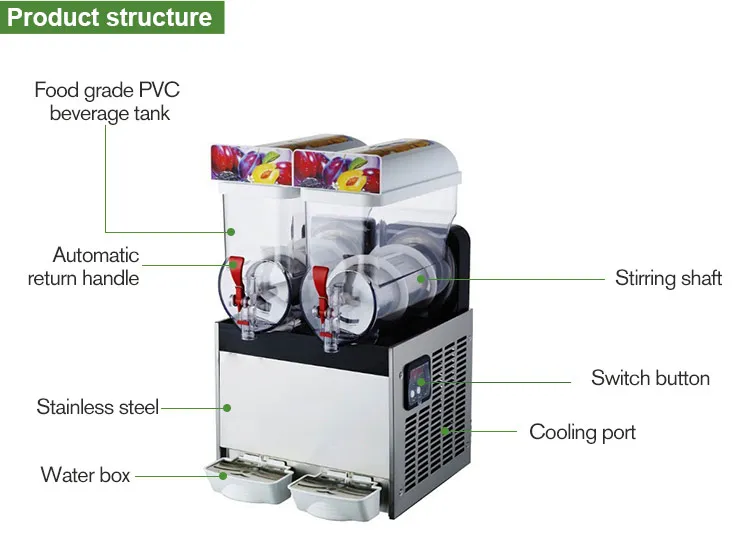 Commerical Slushie-maker-machine Ce-slushy-machine Blender Slushy Drink Maker