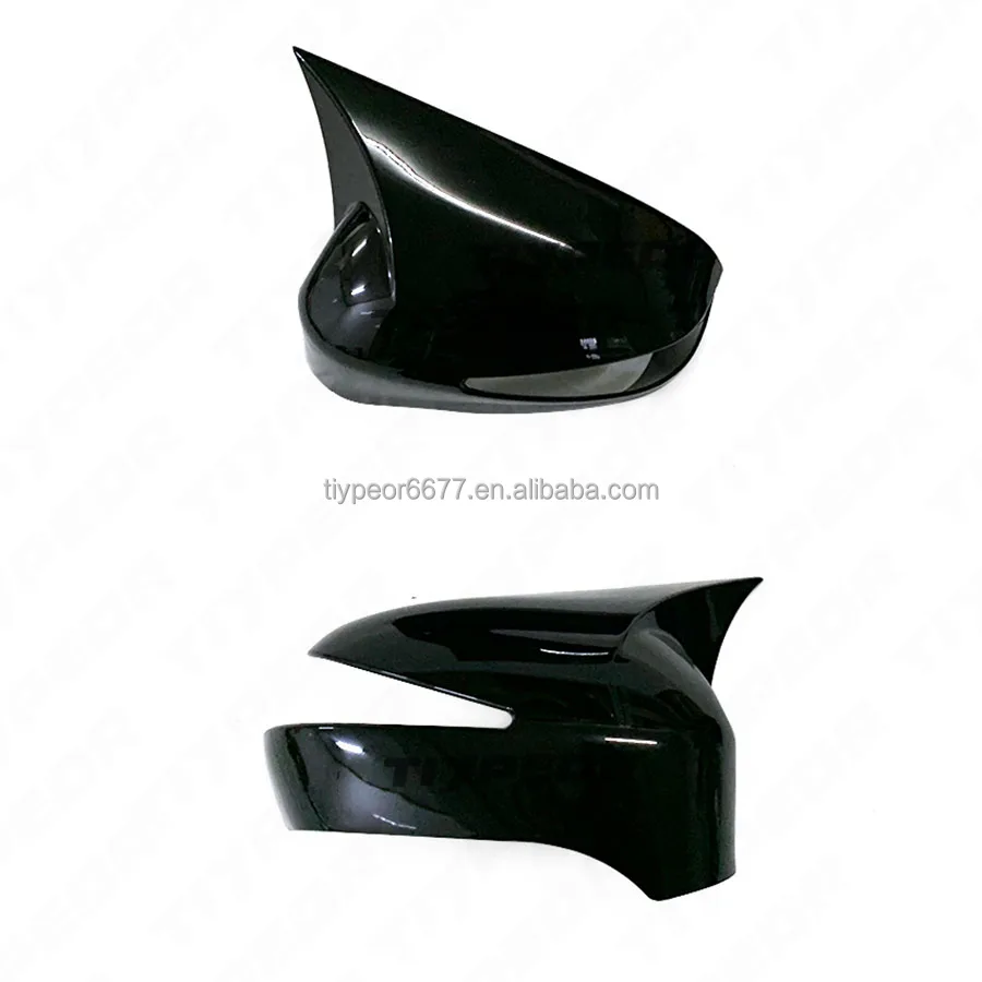 product gloss black rear view mirror cover cap with turn light for honda civic 2006 2012-5