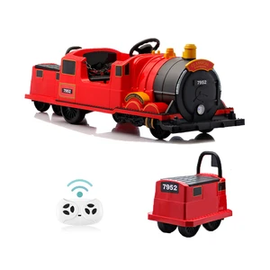 New 12V Battery Children Electric Train Model Car with Remote Control 540 Motor Battery Baby Car Electric Cars for Kids to Drive