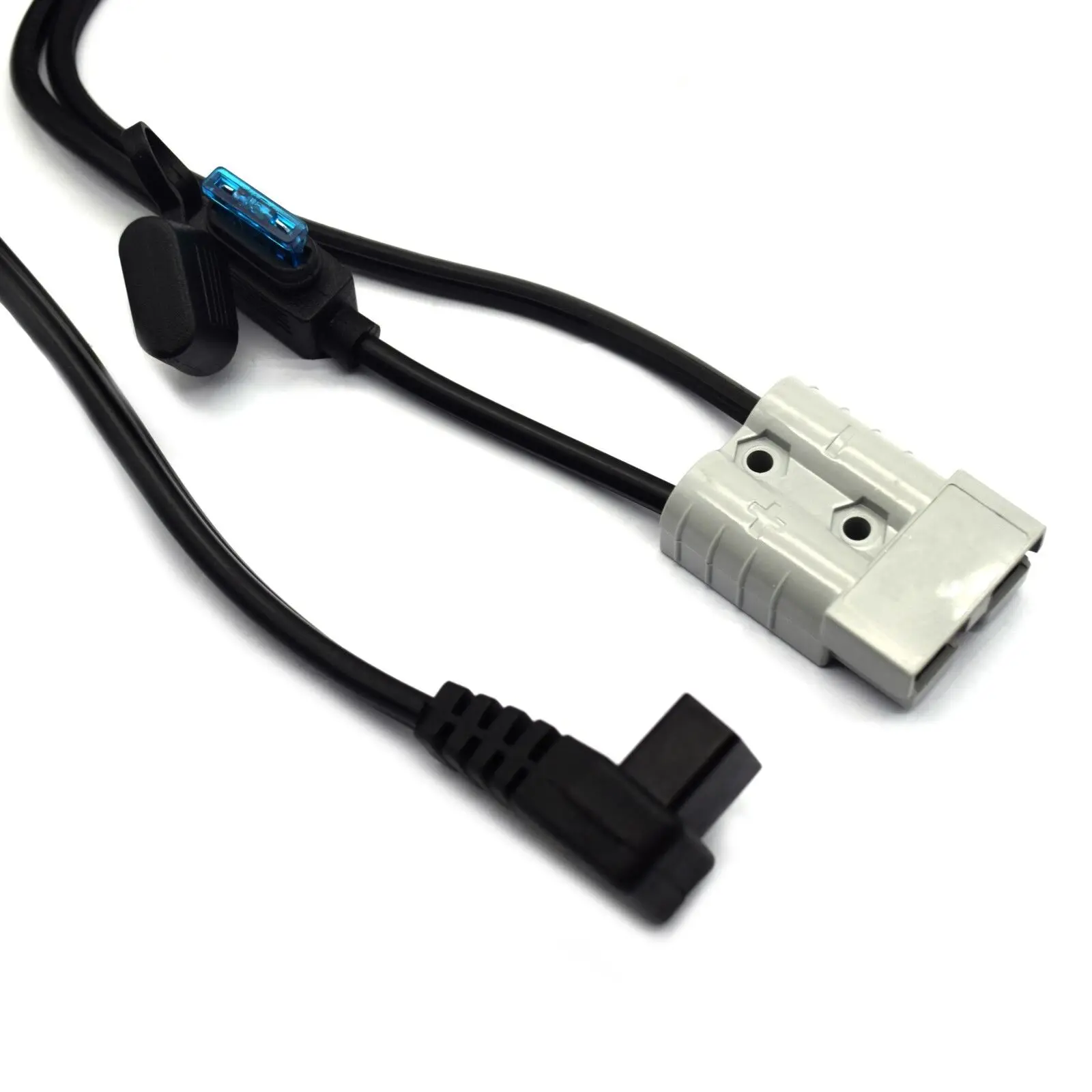 12V Waeco/Kings Fridge To Anderson Plug Adapter Lead With Inline Fuse - Power Cord Converter