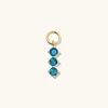 Tripla blu in oro 18 carati