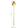 410 # Or 17cm Petite cuillère ronde