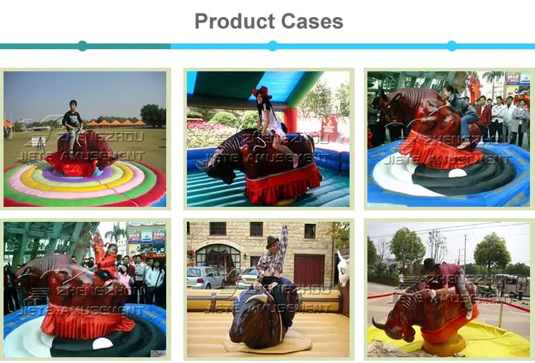 High Quality Crazy Games Mecanic Motor Inflatable Rodeo Mechanical Bull Riding Machine For Sale