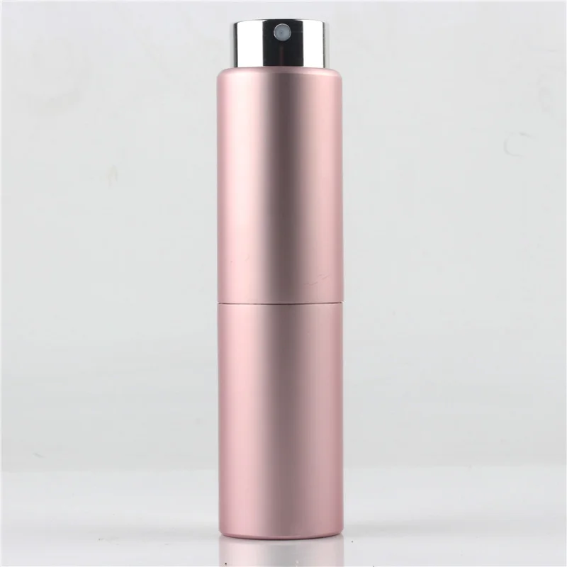 Travel Spray Bottle Custom Luxury Mini Pocket Size Refillable 8ml 10ml White Twist Perfume Round Atomizer Travel Cosmetic Spray Bottle