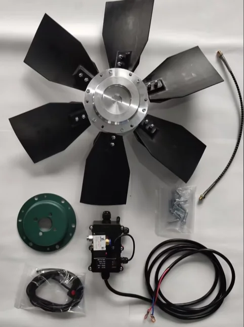 PLE Reversible Fan Cooling and Dust Removal Fan for Radiator CleaningHydraulic Steering Fan