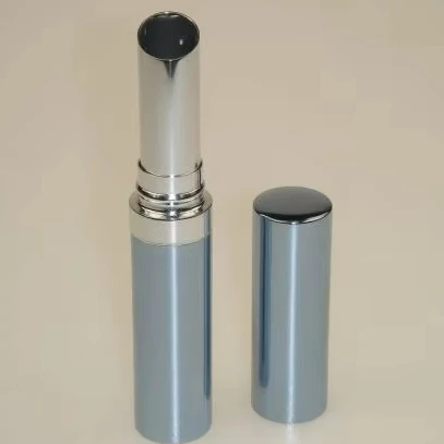 Flat Slim Big Collar Luxury Aluminum Lipstick