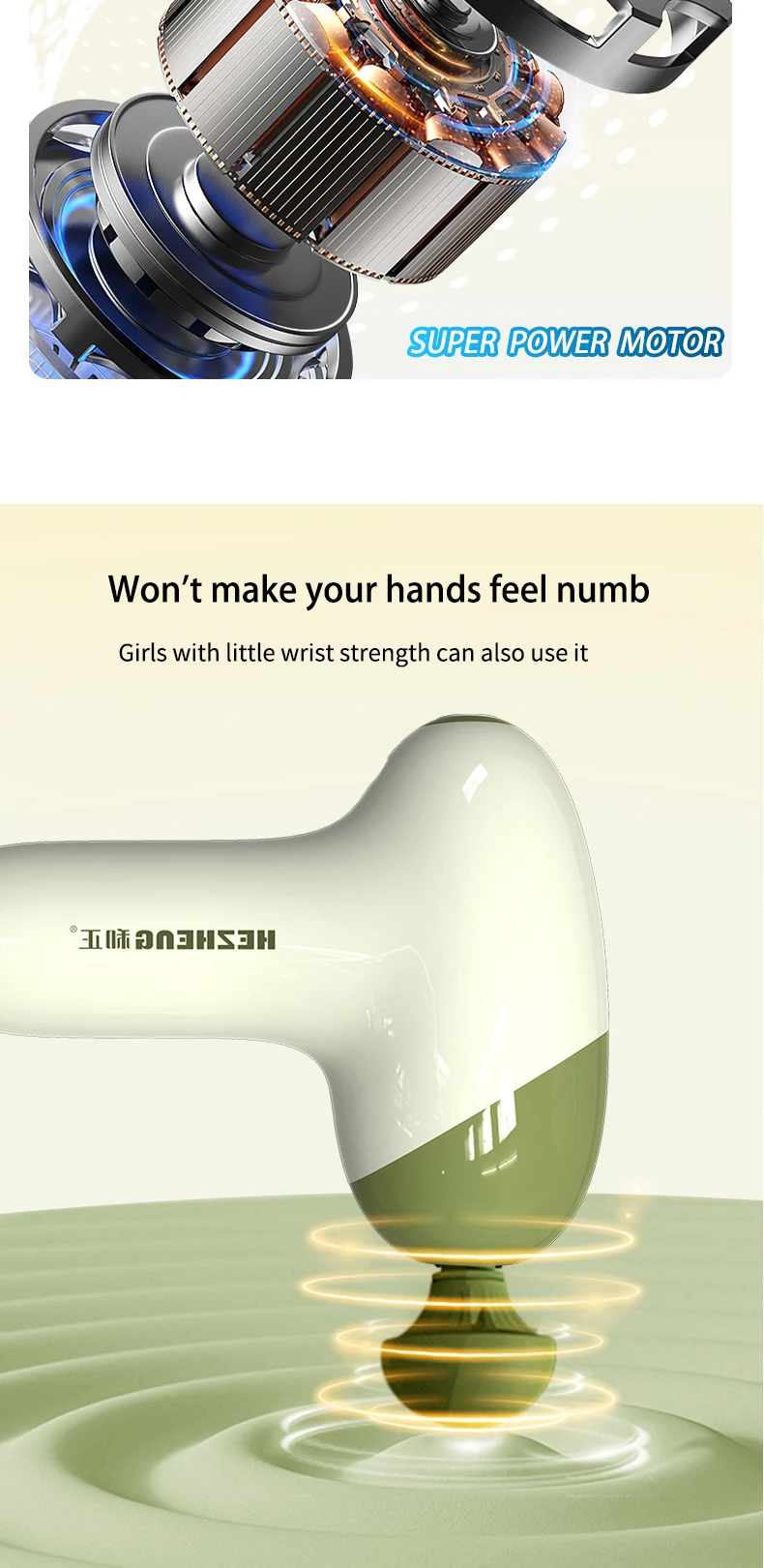 Hot Item Alert Cordless Portable Handheld Massage Gun Rechargeable On-the-Go Relief Must-Have Massage Gun for Active Lifestyle