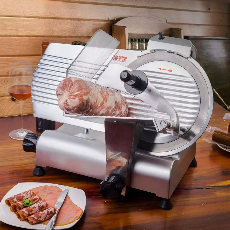 ASAKI Factory Price 220 Mm Electric Italy Blade Sausage Bread Fish Frozen Meat Slicer