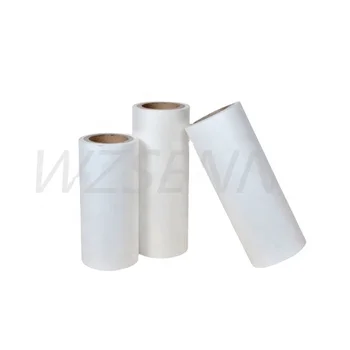 20mic Glossy BOPP Thermal Film Moisture-Proof Soft PET Roll for Packaging EVA Stretch Film Hot Lamination Application