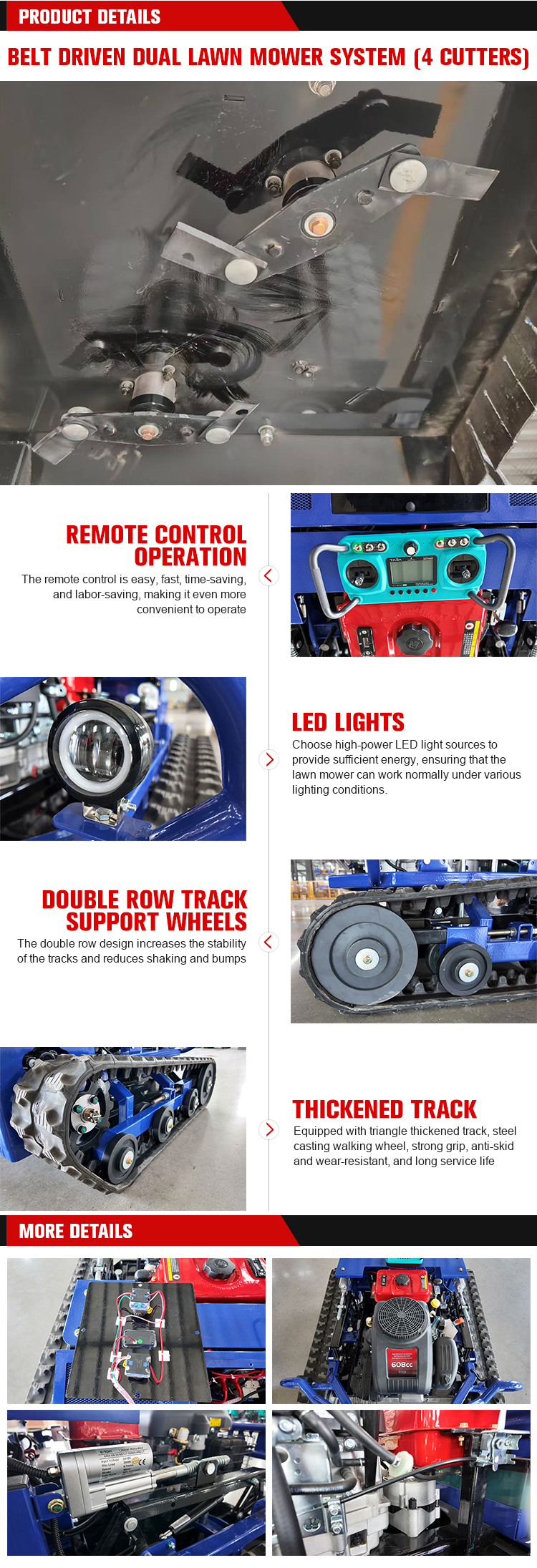 Maxtech Remote Control X TECH Remote Control Lawn Mower - Customizable & Efficient