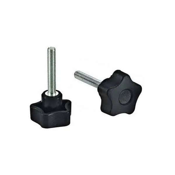 China Manufacturer Plastic Head handle thread star m6 M5 Knob Thumb Screw Adjustable Feet Furniture Screw