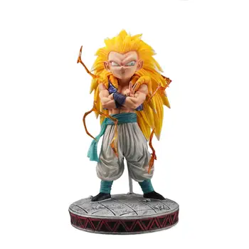 25cm PVC Anime Figure Big Statue Dragon Gotenks Collection Figurine Model Statue Cartoon Character Model Toy