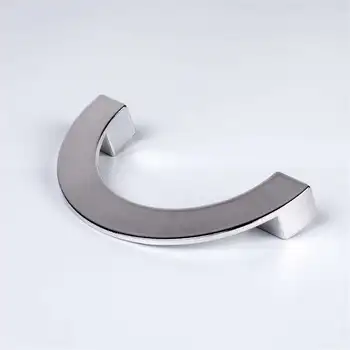 New modern simple semi-circular handle zinc alloy cabinet drawer wardrobe door pull