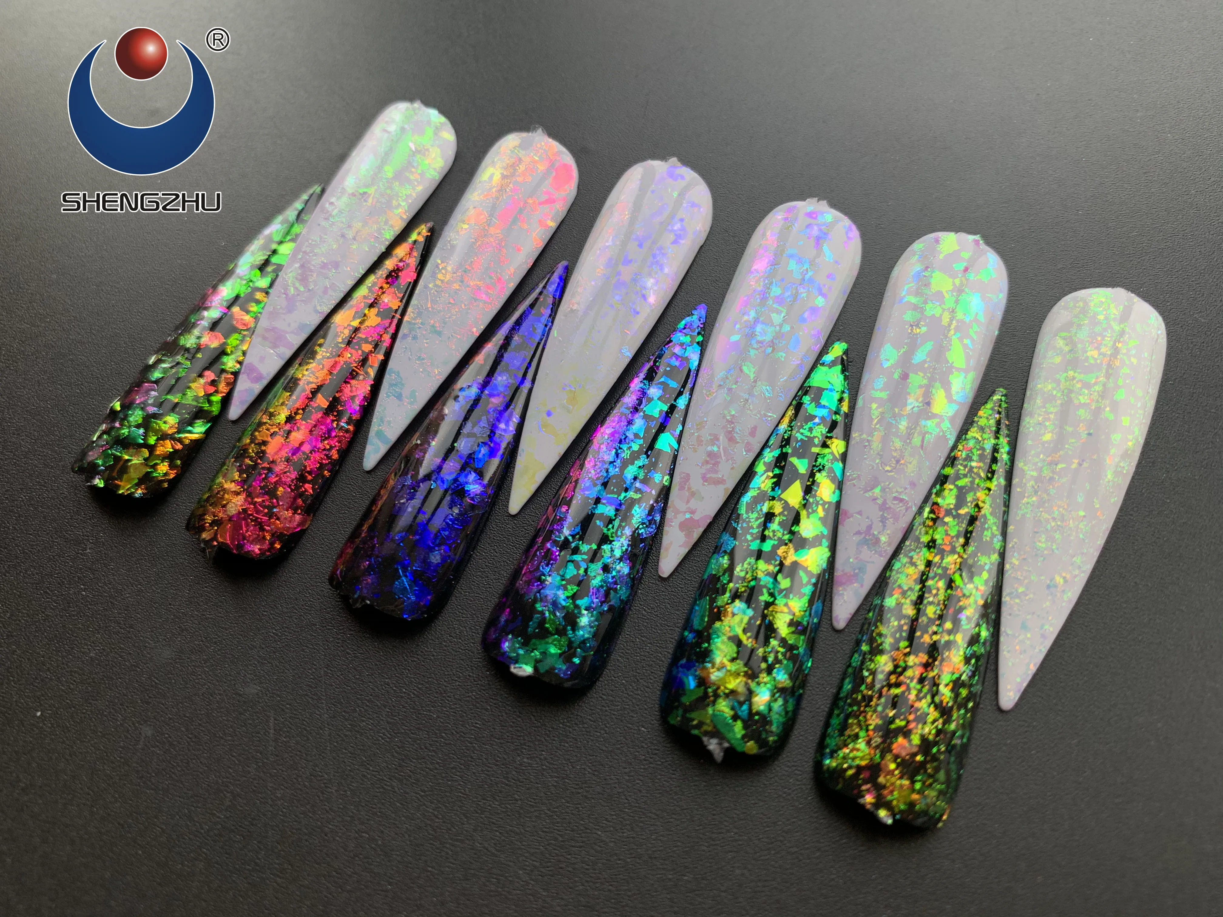 shengzhu cosmetics multi colors opal transparent