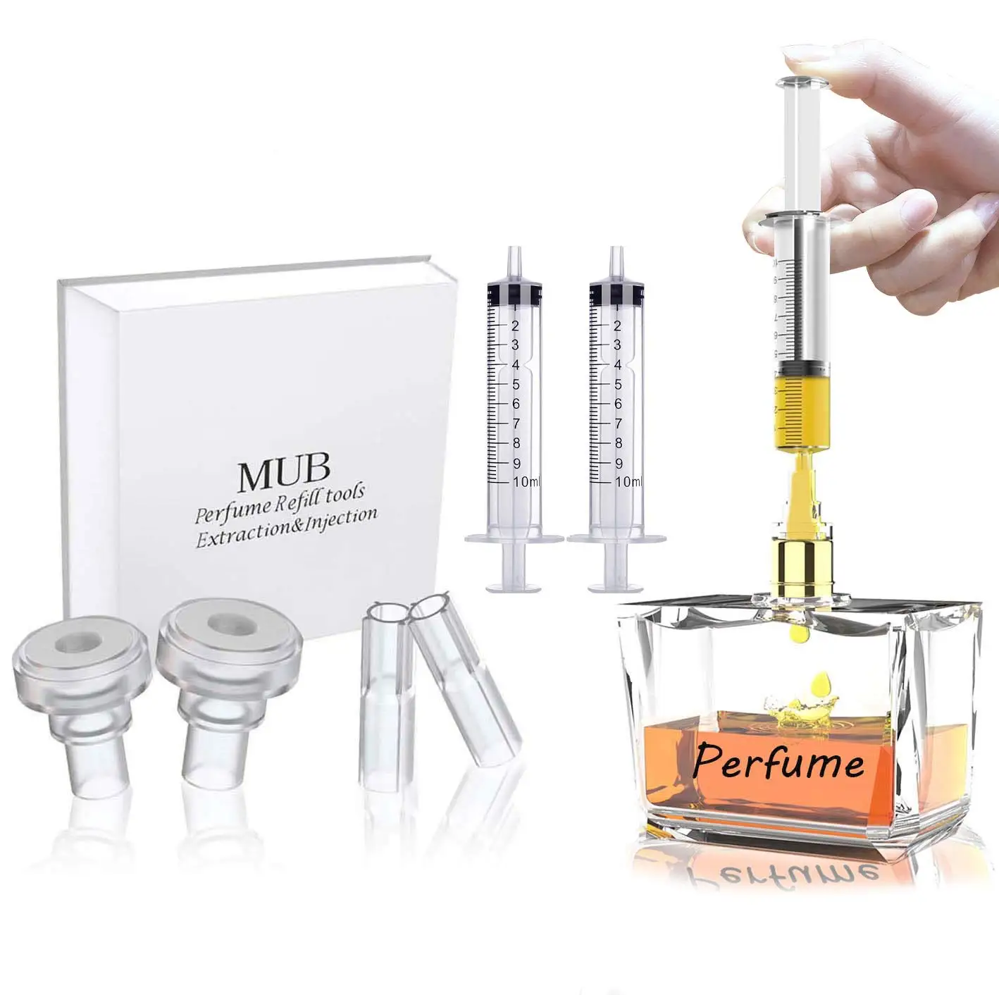 Mub Perfume Dispensing & Refilling Tool Syringe Injection And